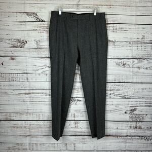 Men's Ralph Lauren Black Label Wool Blend Houndstooth Dress Slacks Career 36X32